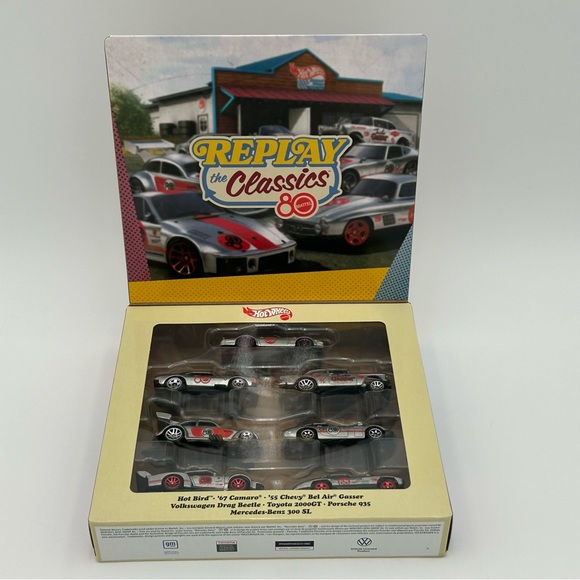 Mattel Other - Mattel Hot Wheels Replay the Classics 80s Toy Car Set